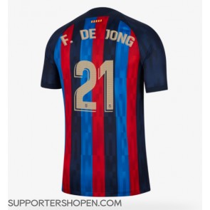 Barcelona Frenkie de Jong #21 Hemma Matchtröja 2022-23 Kortärmad